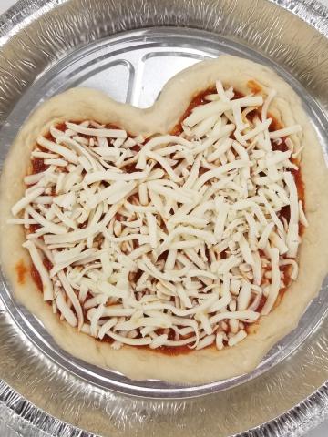 Heart shaped Pizza