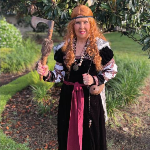 Dee Collier as Freydis the Viking