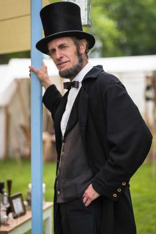 Kevin Wood as Abraham Lincoln