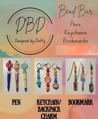 Designed by Duffy business logo and products