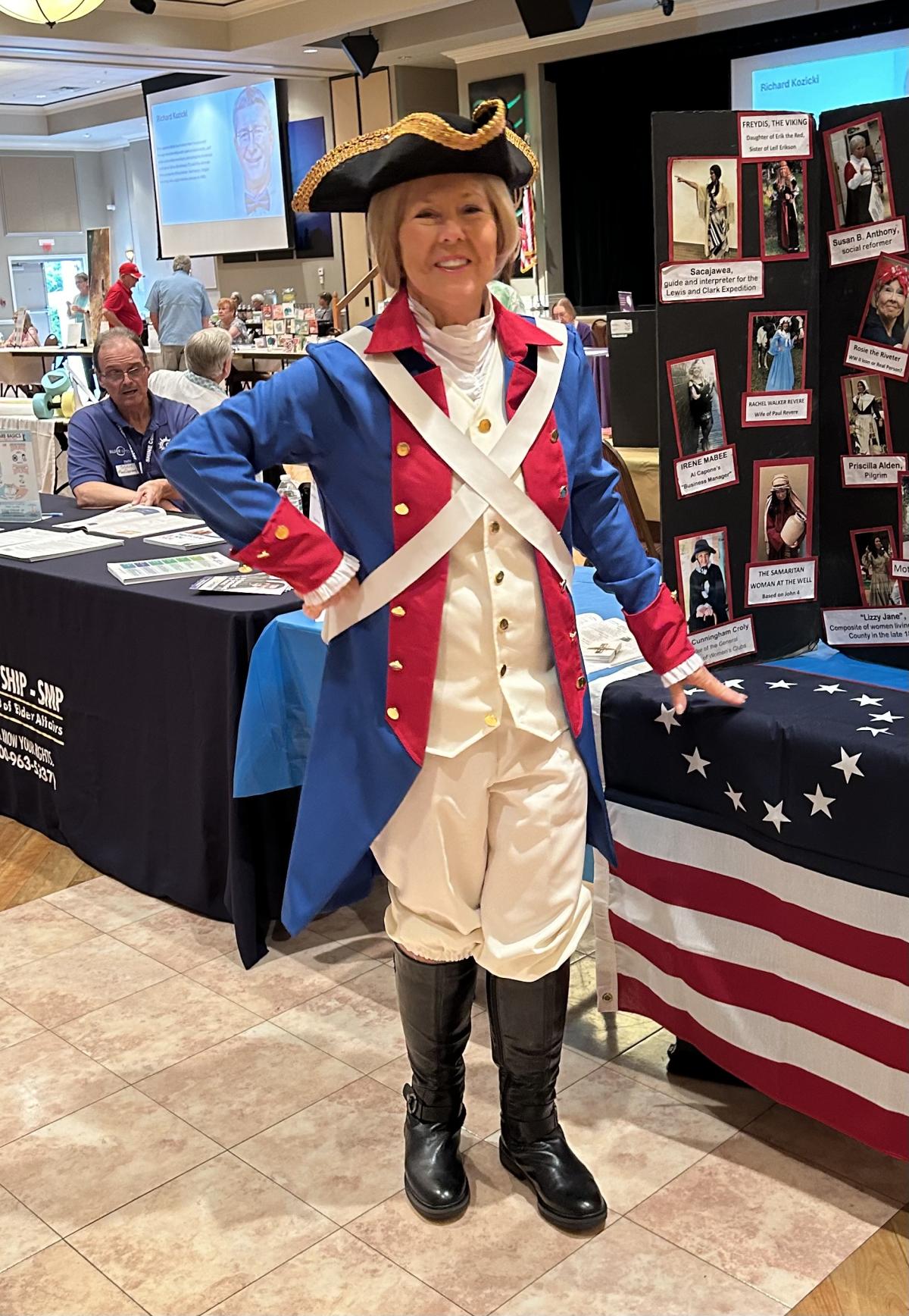 Dee as Deborah Sampson